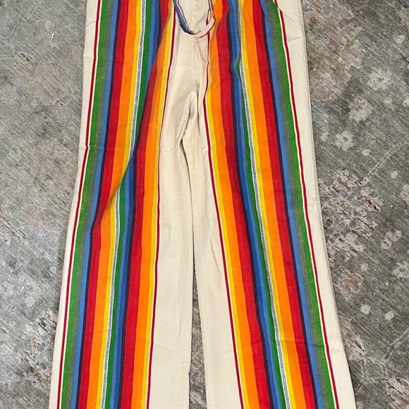 Vintage candy striped bell bottoms - Picture 8 of 8